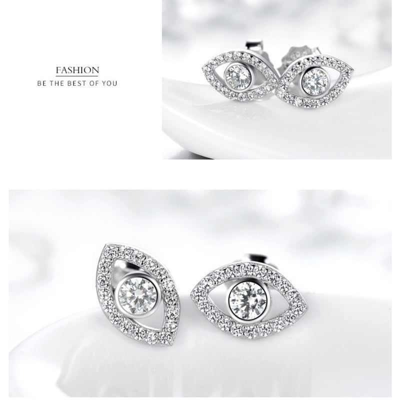 Buddha Stones 925 Sterling Silber Evil Eye Symbol Schutz Ohrstecker - image 4