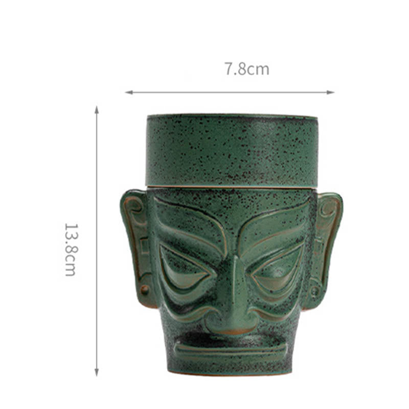 Buddha-Steine, Reliquien aus der Bronzezeit, Sanxingdui-Maske, Drei-Sterne-Hügel, heilender Weihrauchbrenner aus Keramik