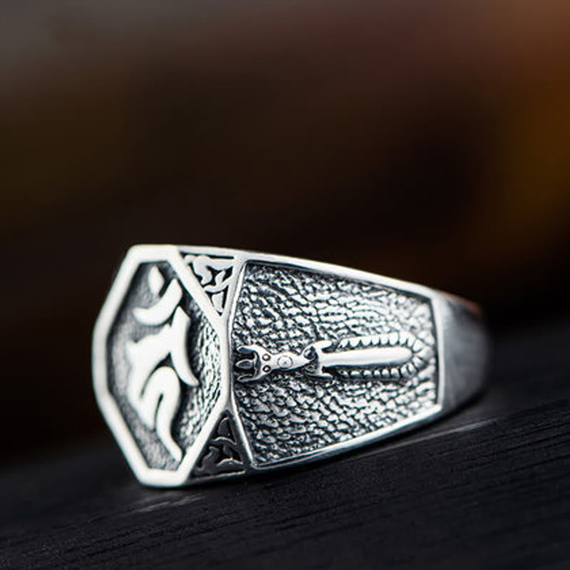 Verstellbarer Ring aus 925er-Sterlingsilber mit Buddha Stonesn, Sanskrit-Design, geschnitzter Schutz - image 8