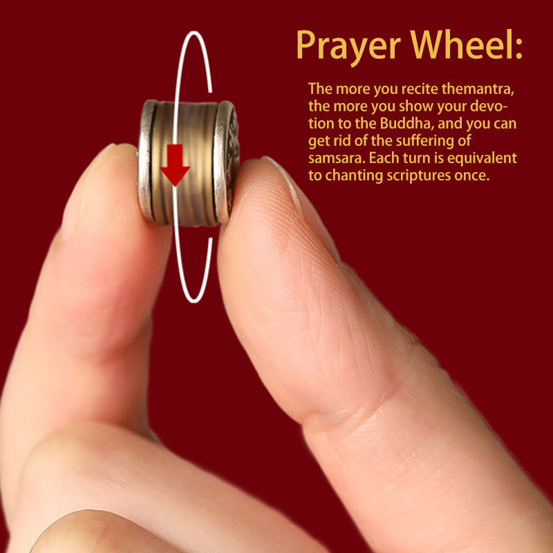 Buddha Stones 925 Sterling Silber Chinesisches Sternzeichen Natal Buddha Zinnober Om Mani Padme Hum Calm Armband - image 5