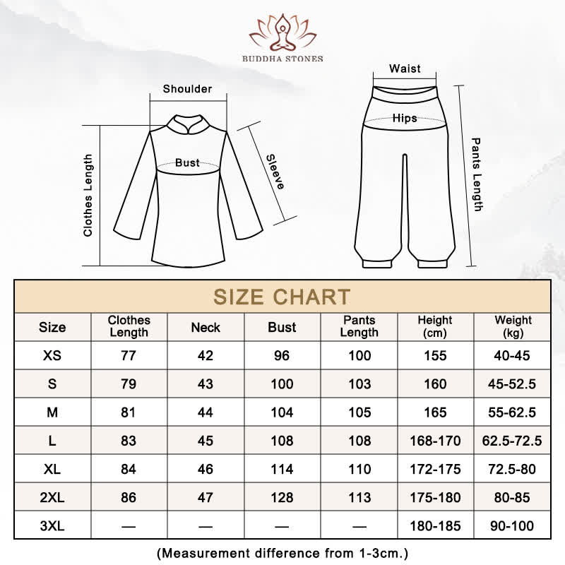 Lotusblüten-Blatt-Muster, Tai-Chi-Meditation, Gebet, spirituelle Zen-Übungskleidung, Damen-Set - image 20