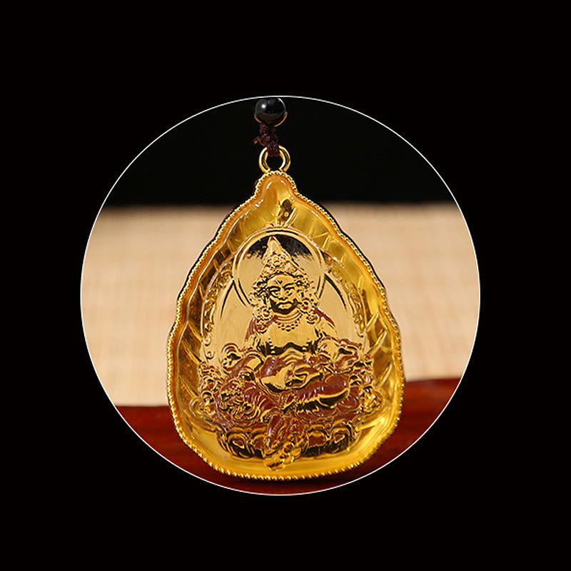 Tibetischer Buddha-Liuli-Kristall-Halskettenanhänger - image 4
