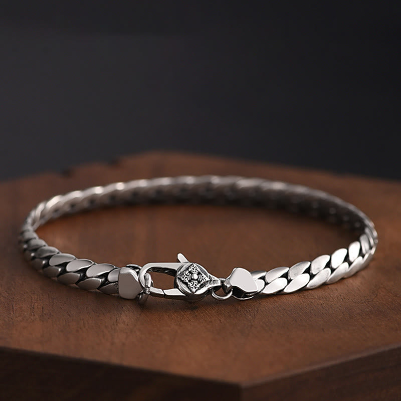 Buddha Stones Double Dorje Vajra Stärke Punk Kupfer Kette Armband Halskette - Armbandgröße 22 cm, passend für einen Handgelenkumfang von 20 cm - image 0