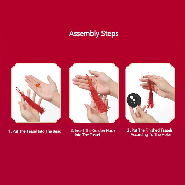 Buddha Stones ​​zum Selbermachen, Lotusblume, Drachenlaterne, Quaste, Lampendekoration - image 30