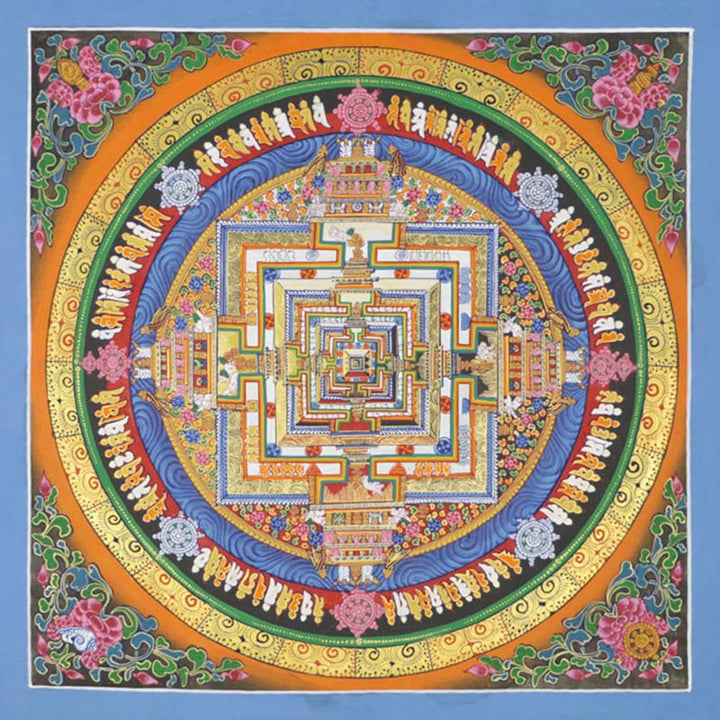 Buddha Stones, tibetisches Thangka-Gemälde, Segen, handgefertigte Dekoration