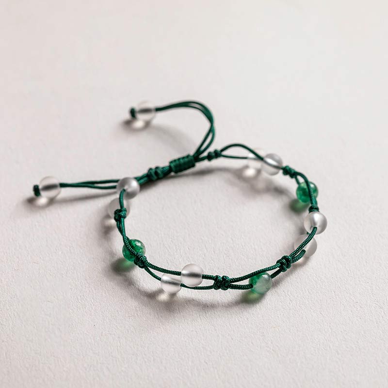 Buddha Stones Roter Achat Moosachat Zinnober Ruhe Armband