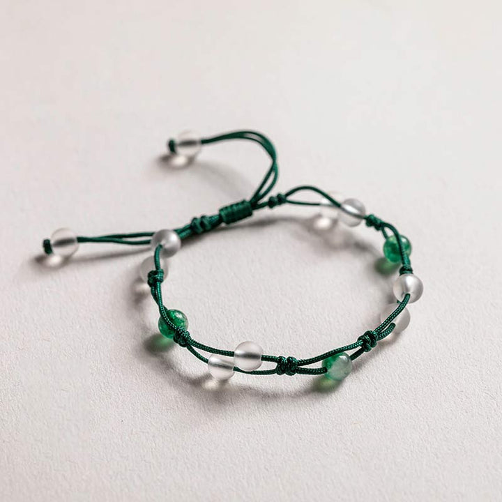 Buddha Stones Roter Achat Moosachat Zinnober Ruhe Armband