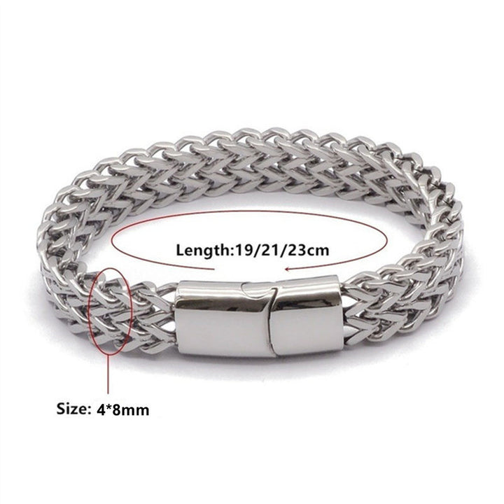 Buddha Stones, Fischschuppen-Magnetschnalle, Balance-Armband aus Titanstahl - image 11