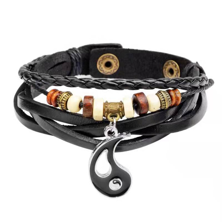 Paar-Balance-Armband mit Yin-Yang-Anhänger