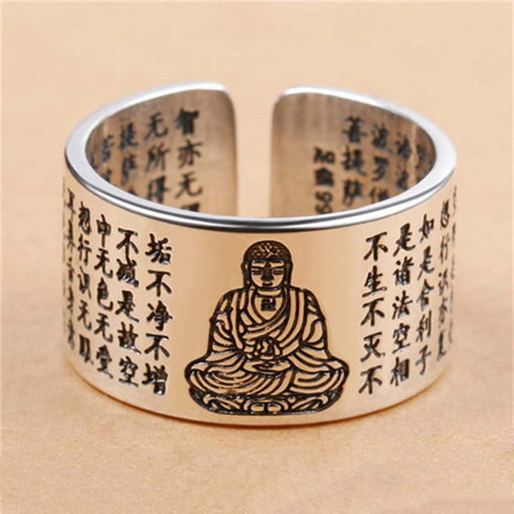 FengShui Buddha Chinesisches Sternzeichen Schutz verstellbarer Ring