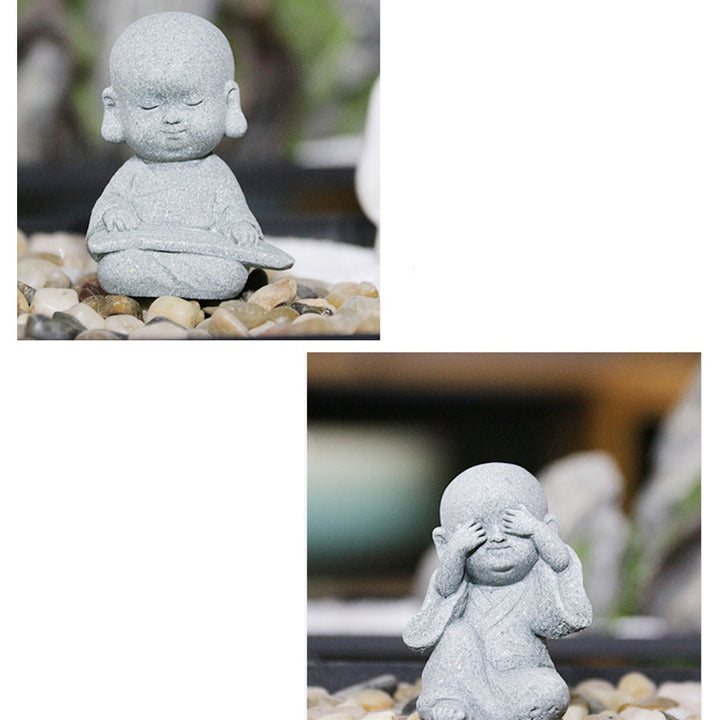 Buddha Stones, Meditation, Gebet, Mönch, Buddha-Statue, Gelassenheit, Heimdekoration