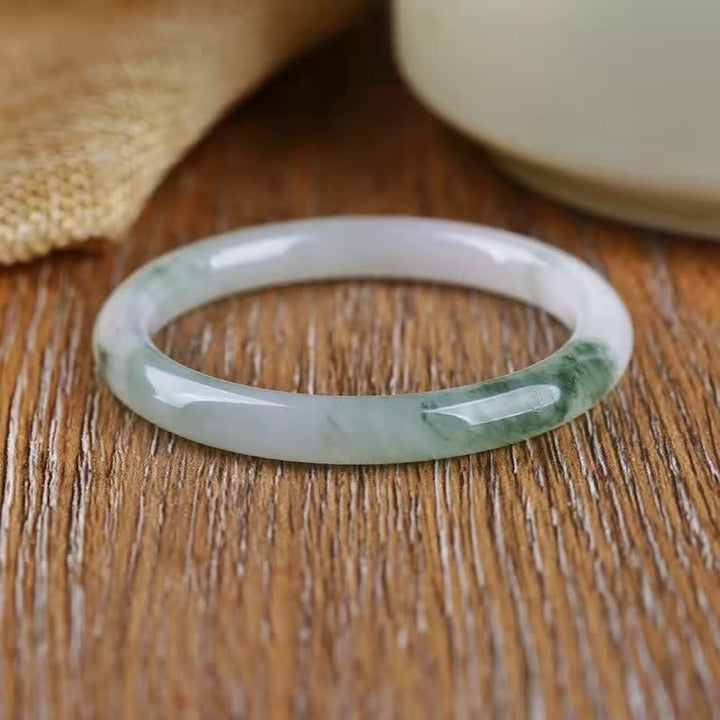 Jade Fülle Glückssegen Armband Armreif