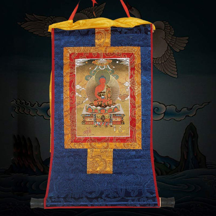 Tibetisch gerahmte Thangka-Segen-Schutzdekoration