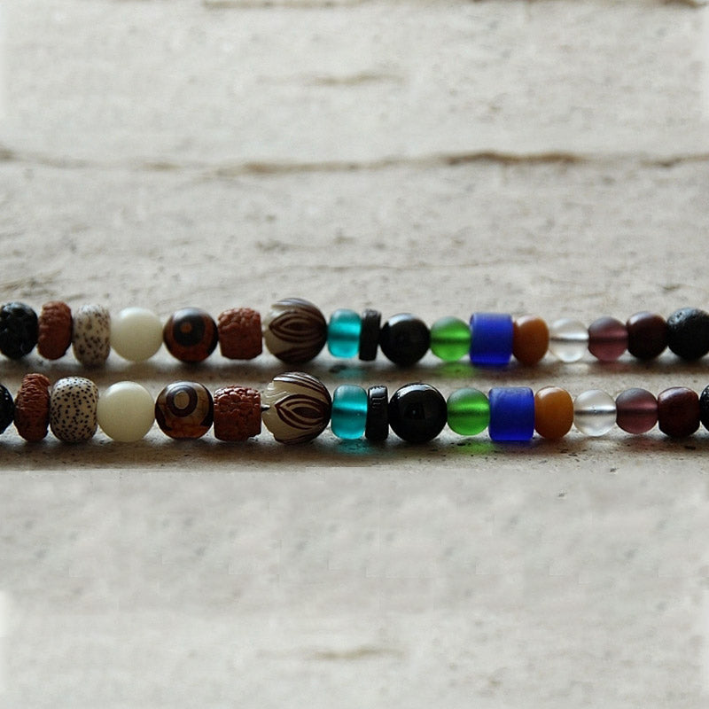 Buddha Stones, Tibet, 108 Mala-Perlen, neun Paläste, Bagua, Bodhi-Samen, Yak-Knochen, Vajra-Harmonie-Armband