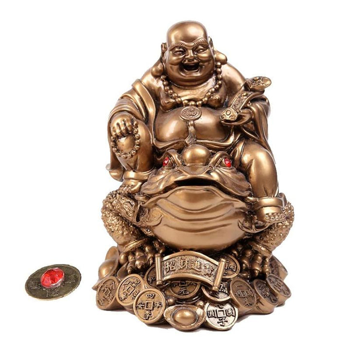 FengShui Maitreya Kröten-Ornament-Dekoration