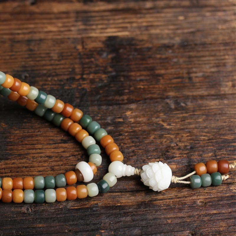 Bodhi Lotus Mala Harmony Halskette Armband