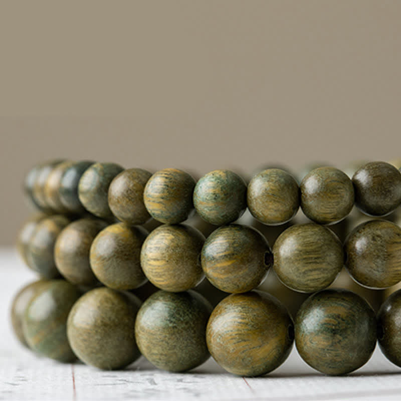 Armband zur wohltuenden Heilung aus tibetischem grünem Sandelholz