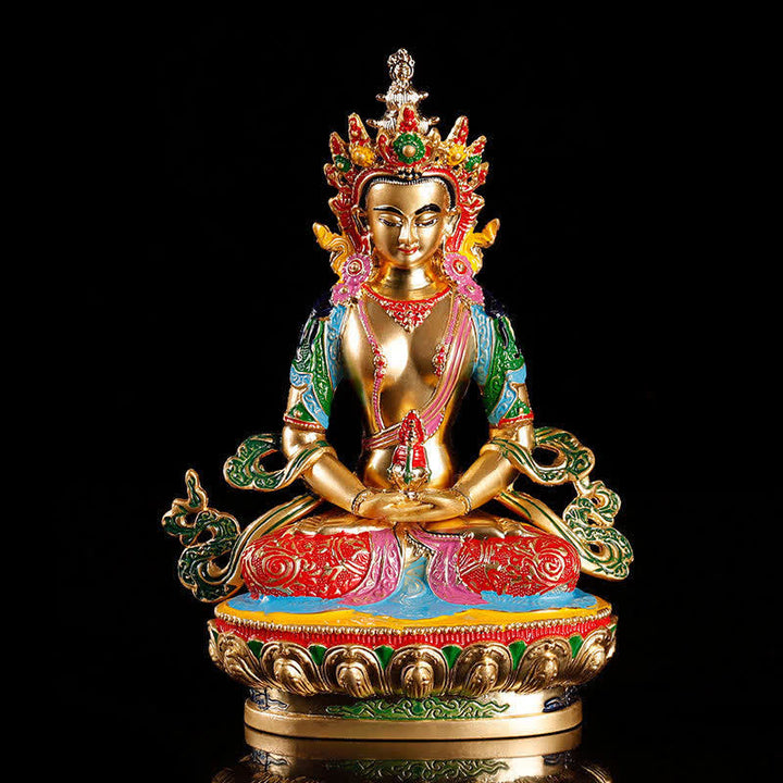 Langlebigkeits-Buddha-Figur, Serenity-Statue, Heimdekoration