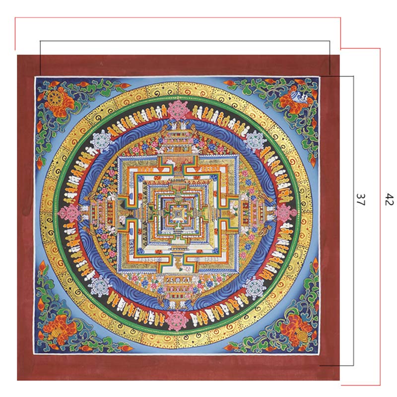 Buddha Stones, tibetisches Thangka-Gemälde, Segen, handgefertigte Dekoration