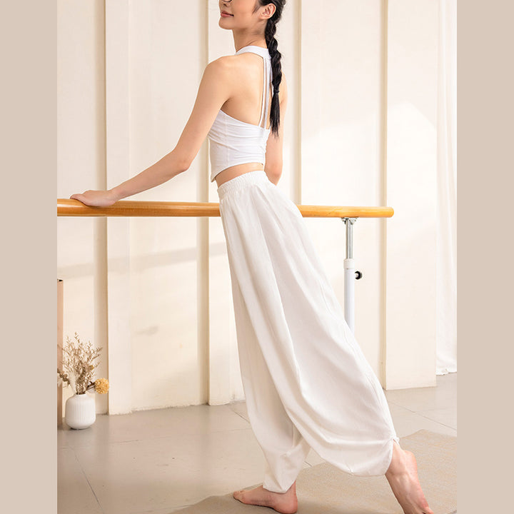 Buddha Stones Schlichtes Design Hose Sport Fitness Yoga Damen Yogahose