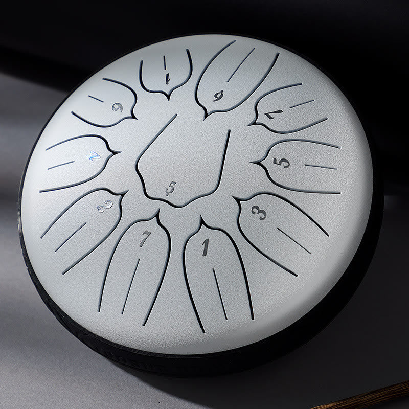 Buddha Stones Steel Tongue Drum Sound Heilung Meditation Yoga Lotus Drum Kit 11 Note 6 Zoll