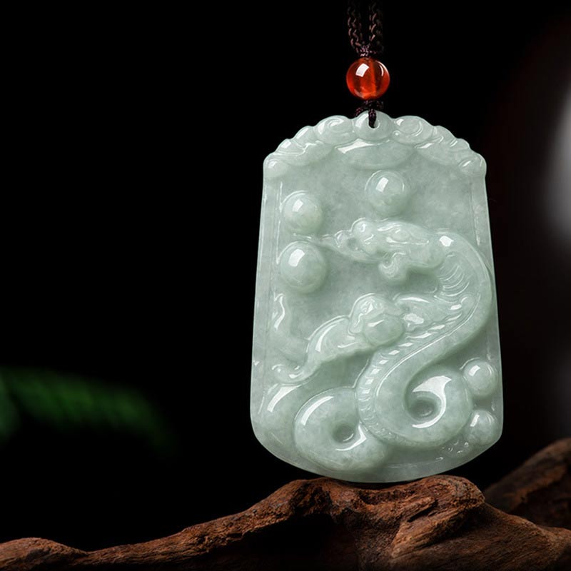 Buddha Stones, natürliche Jade, 12 chinesische Sternzeichen, Fülle, Amulett-Anhänger-Halskette