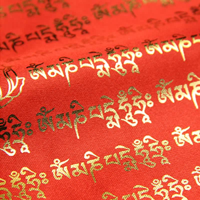 Tibetische 5-Farben-Windpferd-Buddha-Schriften verheißungsvolle Outdoor-Gebetsfahne
