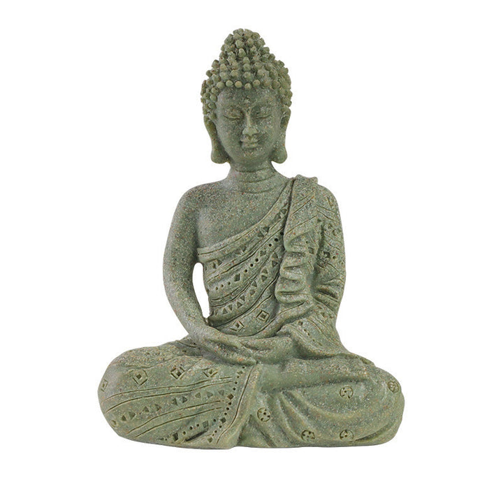 Buddha Stones, tibetische Meditation, betender Buddha, Gelassenheit, Kunstharz, Heimdekoration