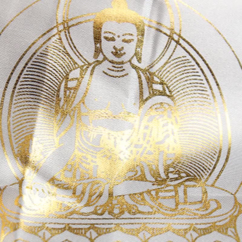 Tibetische 5-Farben-Windpferd-Buddha-Schriften verheißungsvolle Outdoor-Gebetsfahne