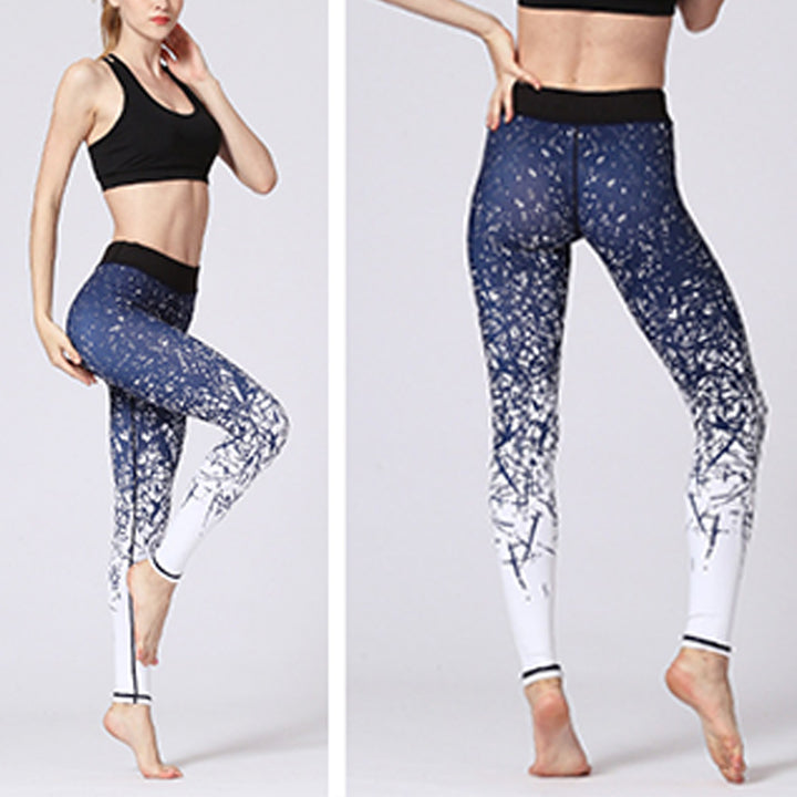 Buddha Stones Linien Unkraut Sakura Blumen Schwarz Baum Hose Sport Fitness Yoga Leggings Damen Yoga Hose