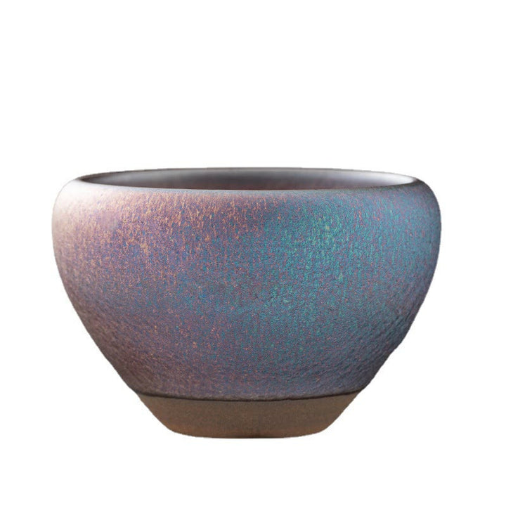 Buddha Stones Vintage Lila Regenbogen Chinesischer Jianzhan Ofenwechsel Porzellan Teetasse Kung Fu Teetasse