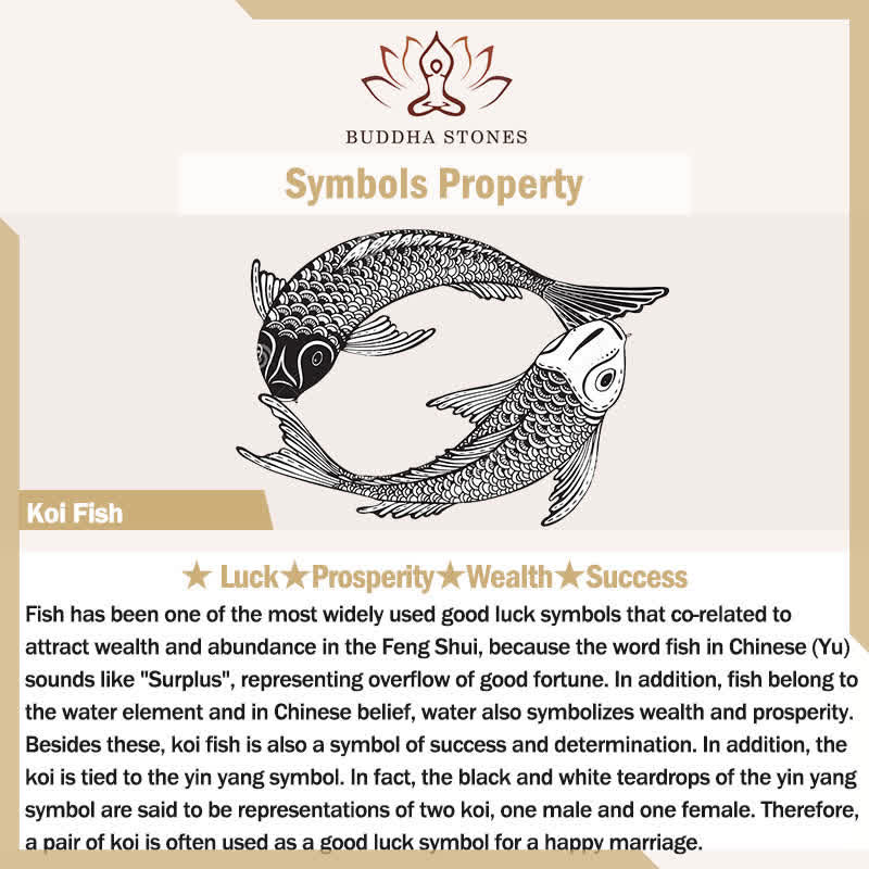 Buddha Stones Koi-Fisch, Lotusblüten-Blatt-Design, Glücks- und Reichtumsring
