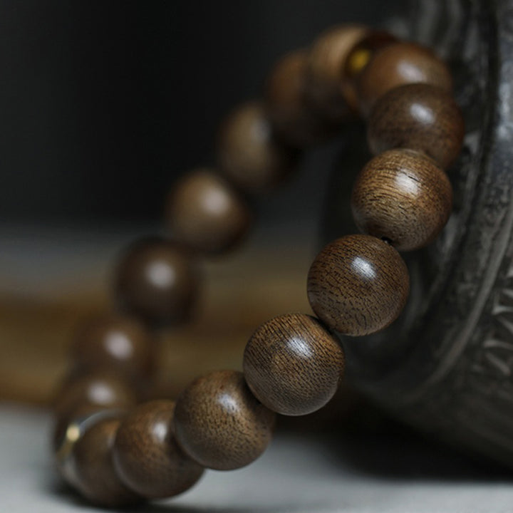 Armband mit Buddha Stonesn, chinesischem Sternzeichen, Natal-Buddha, Kalimantan-Adlerholz, rotem Achat, Bernstein, 925er-Sterlingsilber