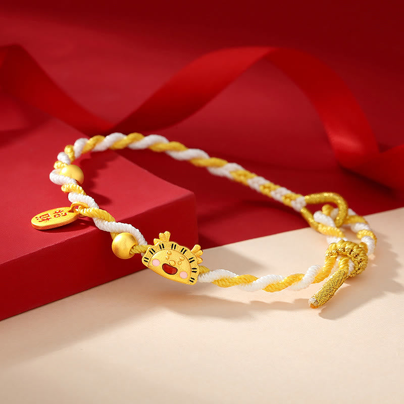 ❗❗❗Ein Blitzverkauf – Geflochtenes Armband mit Buddha Stonesn aus 925er-Sterlingsilber im Jahr des Drachen-Knödel-Designs, das Glück und Glück anzieht