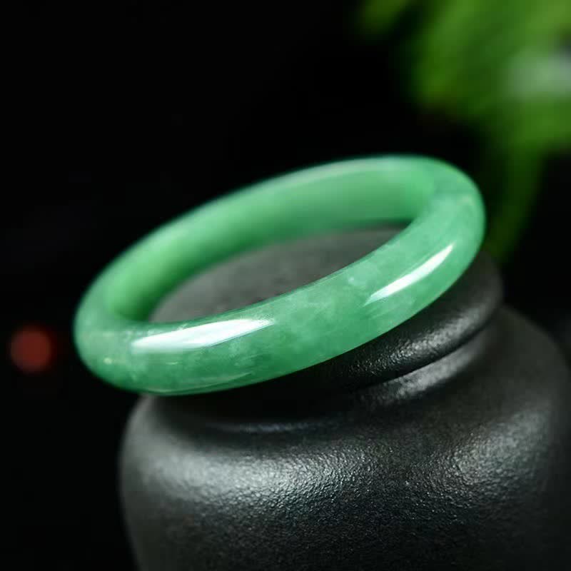 Buddha Stones Jade Heilung Fülle Schutz Armband Armreif