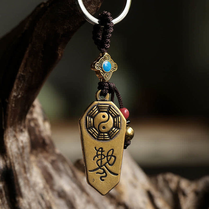 Feng Shui Bagua Yin Yang Balance Peace Schlüsselanhänger