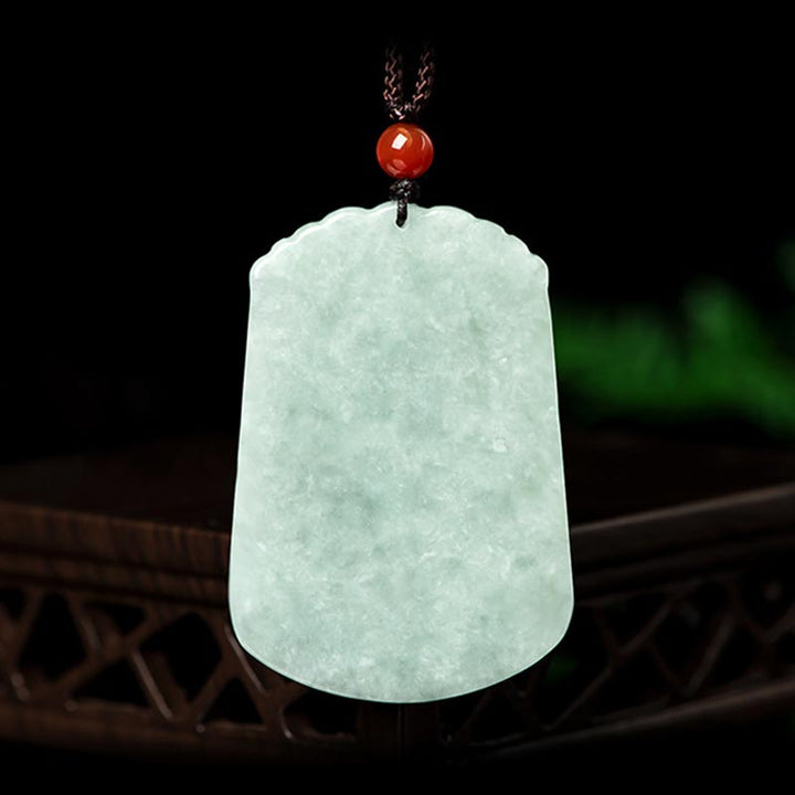 Buddha Stones, natürliche Jade, 12 chinesische Sternzeichen, Fülle, Amulett-Anhänger-Halskette
