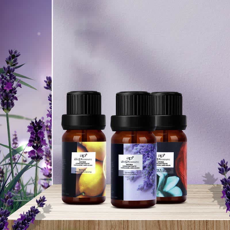 6-teiliges Set mit ätherischen Ölen aus Lavendel, Orange, Jasmin und Zitronengras, beruhigende Aromatherapie