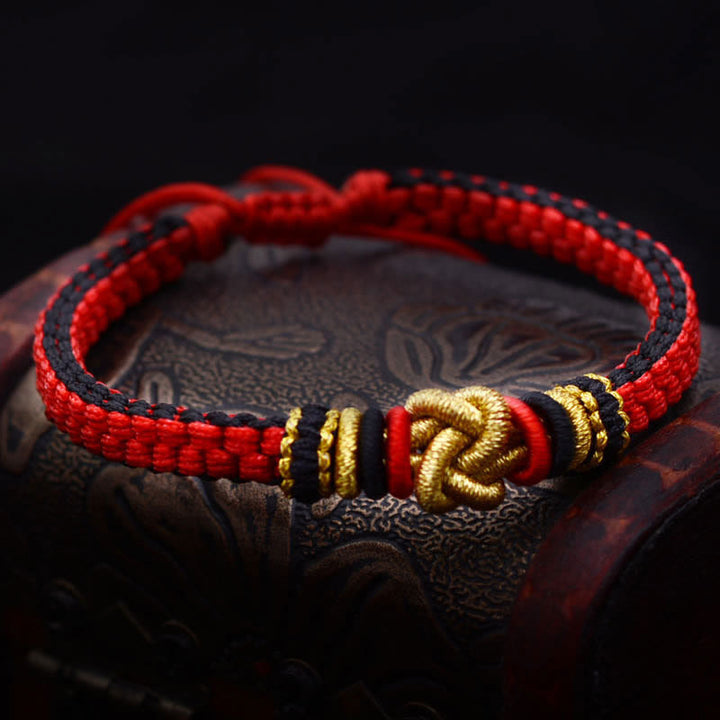 Buddha Stones, buntes Seil, wahre Liebe, Knoten, Glück, handgefertigtes Armband