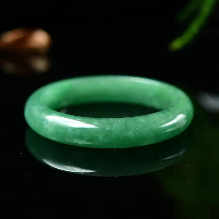 Buddha Stones Jade Heilung Fülle Schutz Armband Armreif