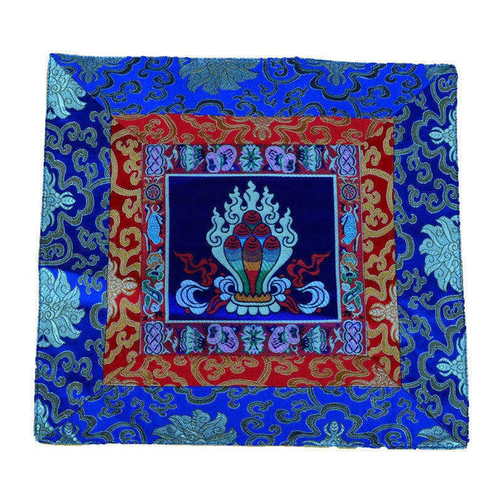 Gebetsaltarmatte Meditation Stärke Endloser Knoten Vajra Man-Bcu Kalachakra Glücksverheißende Symbole