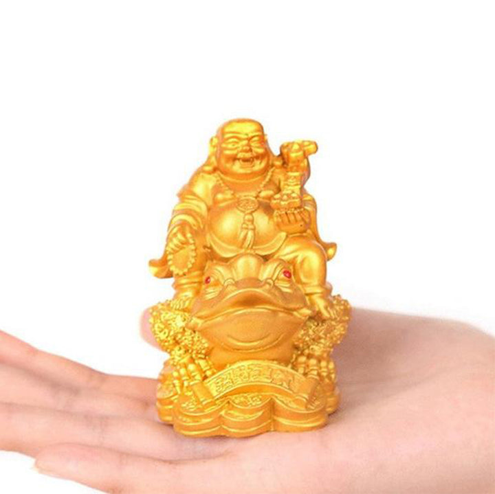 FengShui Maitreya Kröten-Ornament-Dekoration