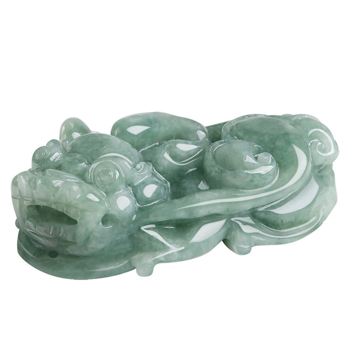 Buddha Stones Jade PiXiu Reichtum Glück String Halskette Anhänger