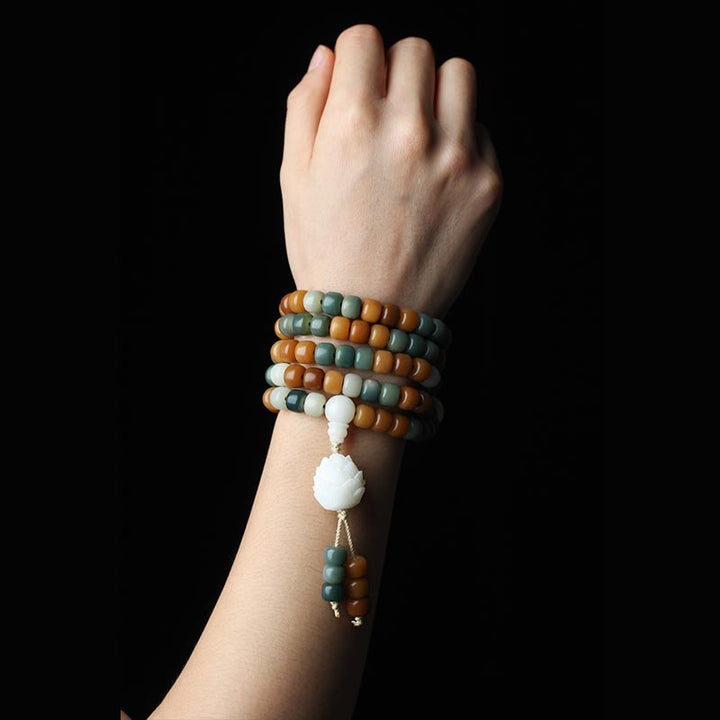 Bodhi Lotus Mala Harmony Halskette Armband