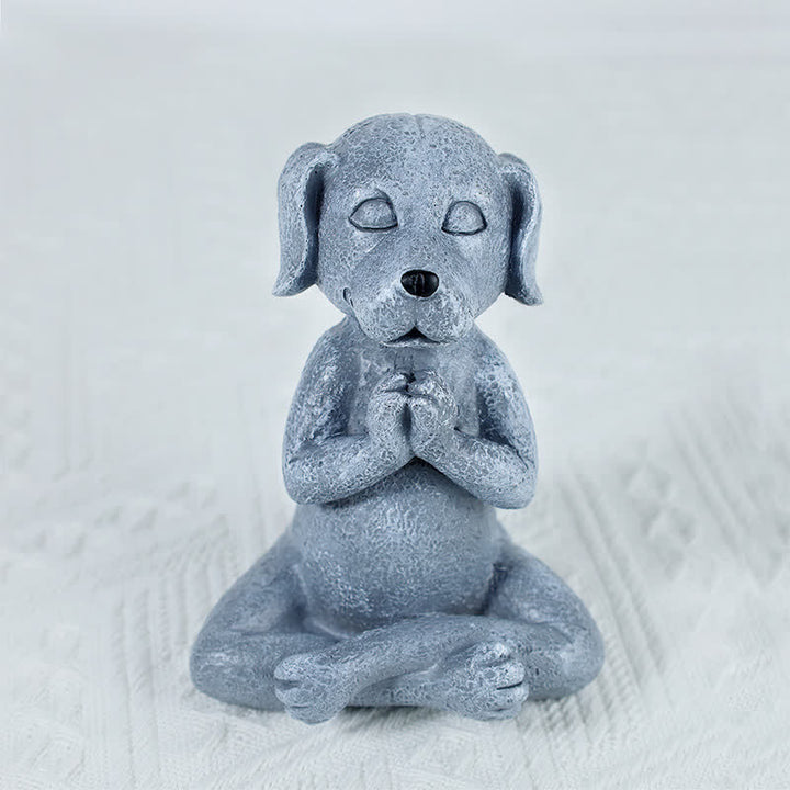 Meditierende Zen-Hundekatze-Frosch-Dekoration