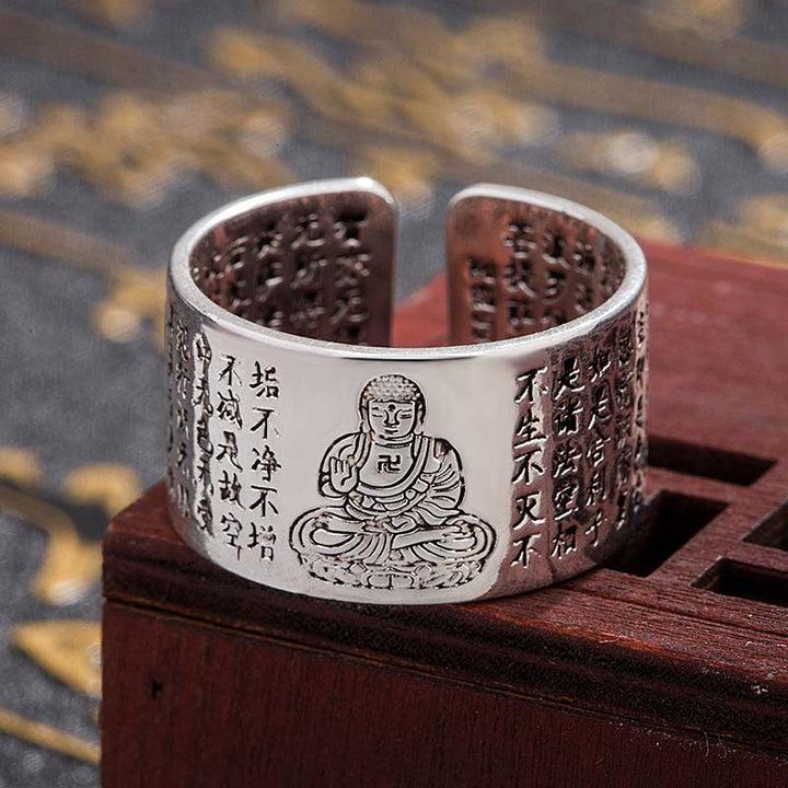 FengShui Buddha Chinesisches Sternzeichen Schutz verstellbarer Ring