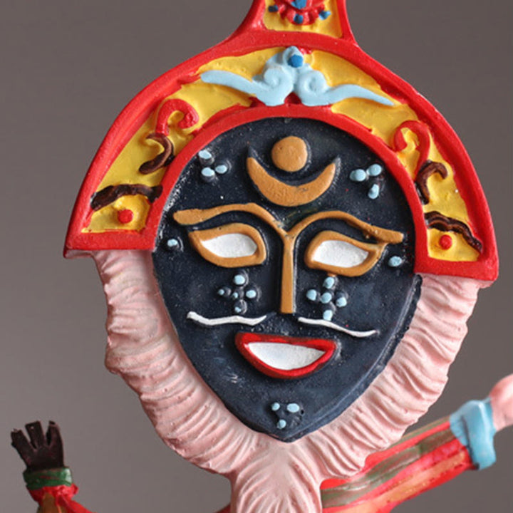 Buddha Stones, tibetische Oper, Gesichtsmaske, Puppe, Heimbüro, Auto, Dekoration, Ornament
