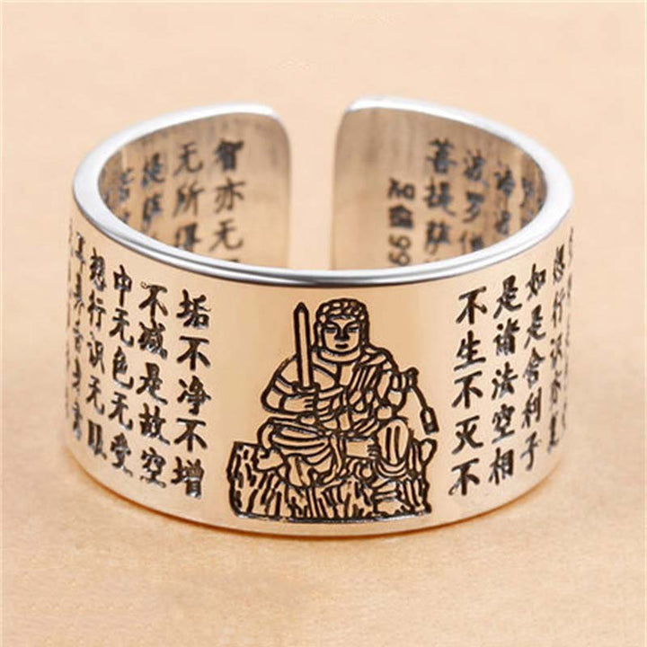 FengShui Buddha Chinesisches Sternzeichen Schutz verstellbarer Ring