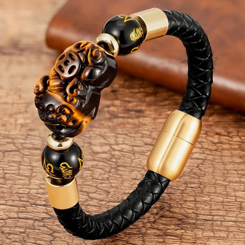 FengShui Tigerauge Pixiu Armband