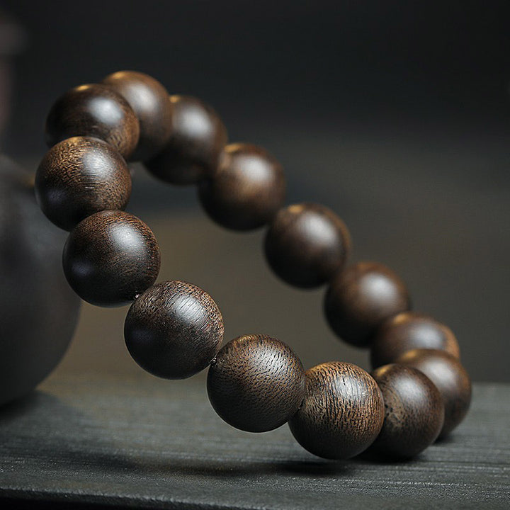 Buddha Stones 108 Mala Perlen Adlerholz Frieden Stärke Ruhe Armband